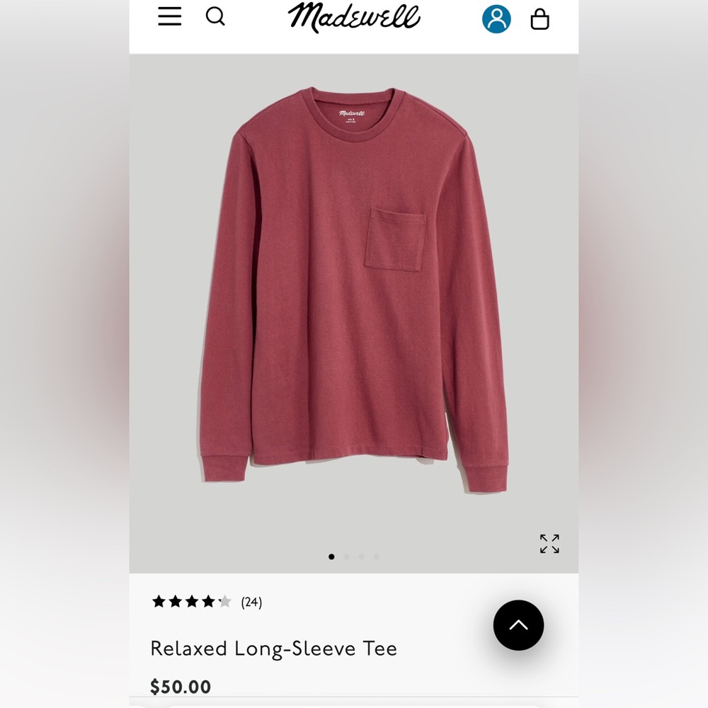 Madewell men’s long sleeve